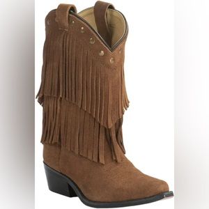 Smoky Mountain Women’s Fringe Brown Boots